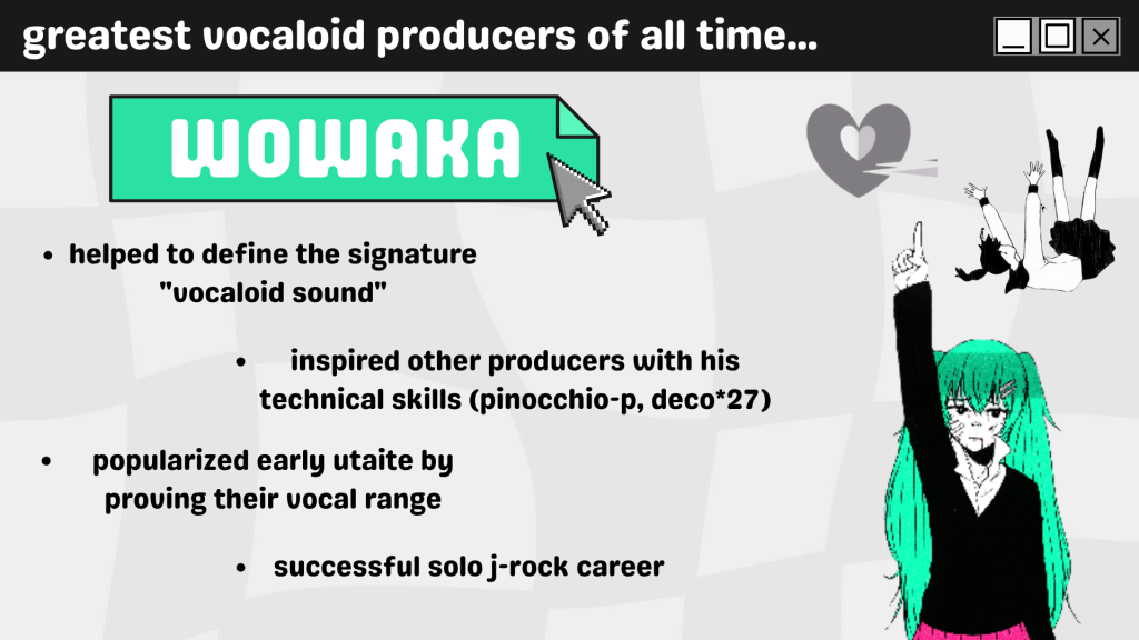 wowaka vocaloid producer facts rolling girl and hitorie 